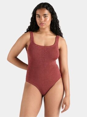 Hunza G Square Neck Bathing suit NWT